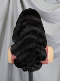6x4 Density Virgin Human Hair Wigs For Black Women Vietnamese Raw Hair Transparent Lace Front Pre-Plucked Bleached Knots (Option: Body wave-6x4 28Inch)