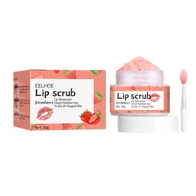 EELHOE Strawberry Lip Scrub, Moisturize Lips, Prevent Dry Crack, Moisturize Dead Skin, And Fade The Corners Of Lips (Option: 2pcs)